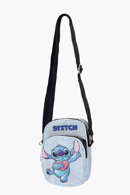 Bolso para cruzar con disñeo de stitch