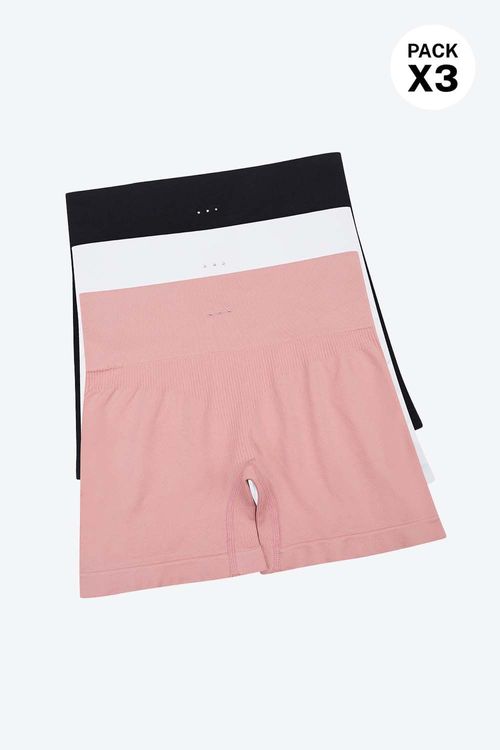 Boxer tecnologia seamless confeccionado en poliamida paquete x3