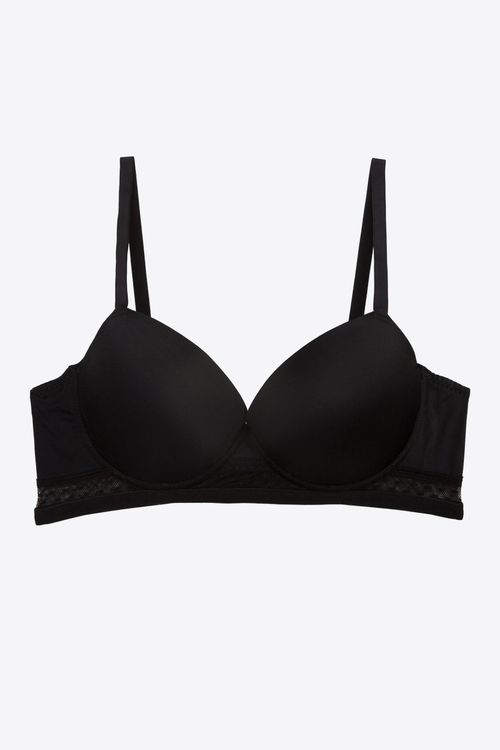 Brasier individual con cobertura media confeccionado en microfibra