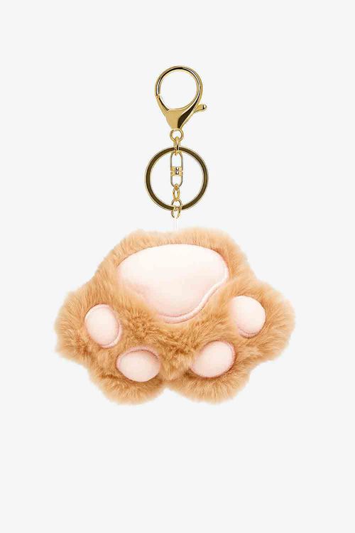 Llavero con diseño de huellita