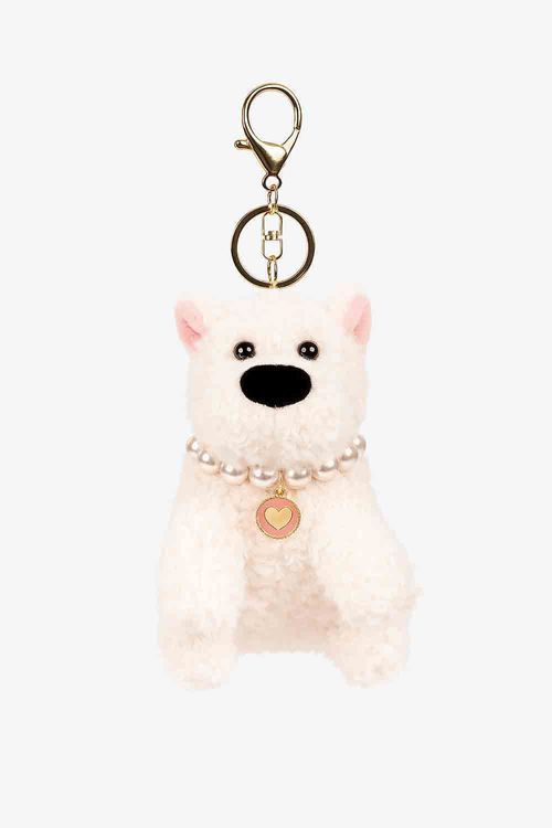 Llavero de perrito con diseño clásico