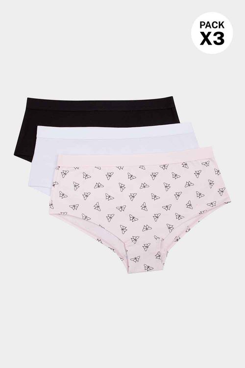 hipster confeccionado en algodón para adolecentes paquete x3