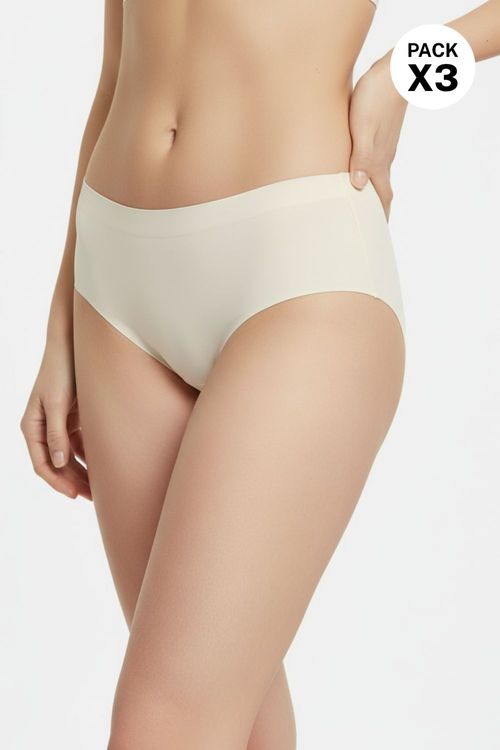 Hipster tecologia invisible en microfibra paquete x3