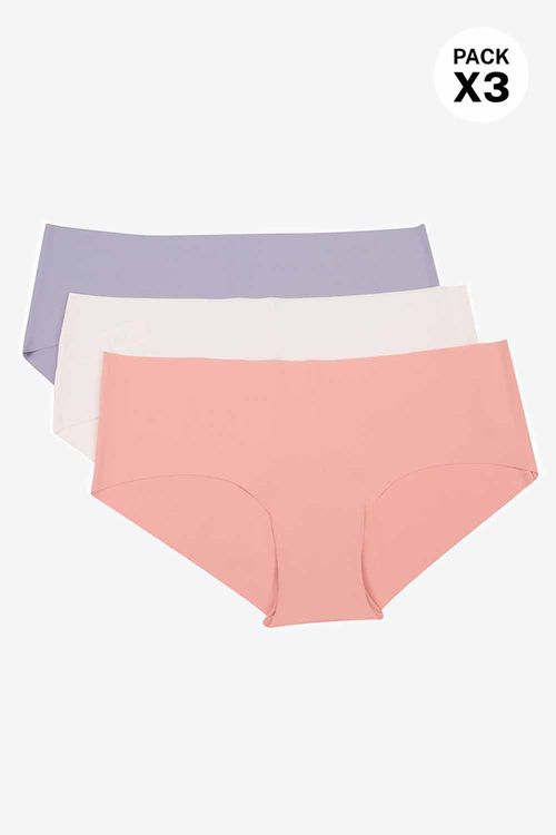 Hipster tecologia invisible en microfibra paquete x3