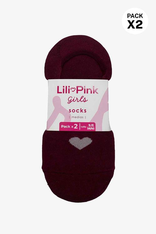 Medias estilo baleta elaboradas en algodón paquete x2