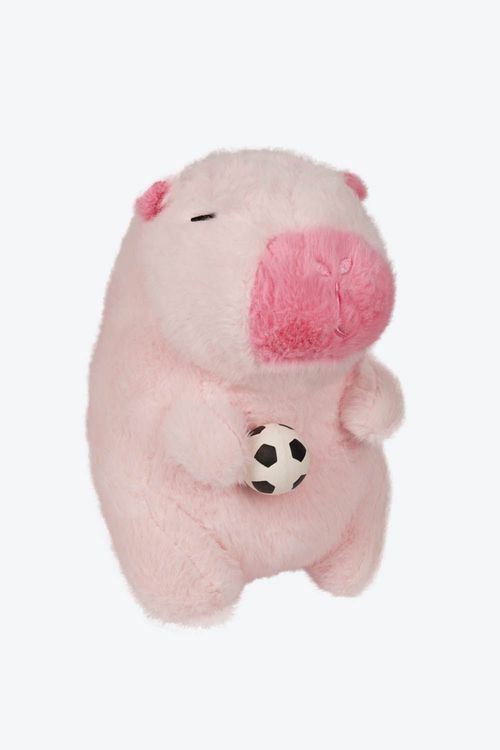 Peluche pequeño de capibara deportivo