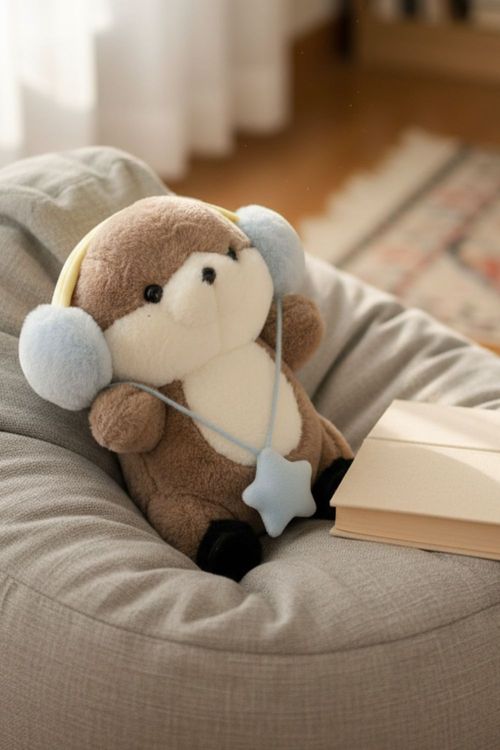 Peluche con diseño de nutria