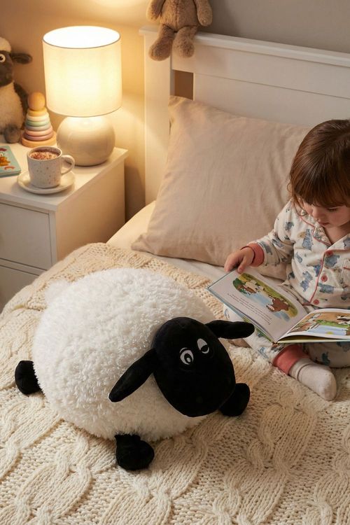 Peluche pequeño con diseño de oveja