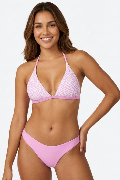 Vestido de baño tipo bikini en microfibra y panty doble faz