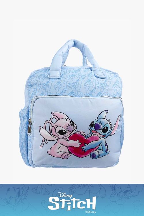 Morral con diseño de stitch y asas ajustables