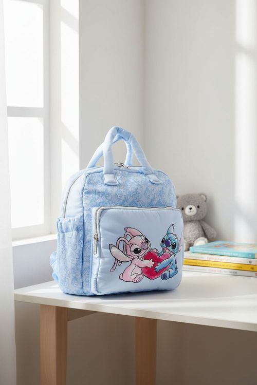 Morral con diseño de stitch y asas ajustables