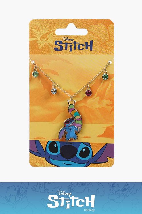 Collar delicado con dije ice cream inspirado en stitch