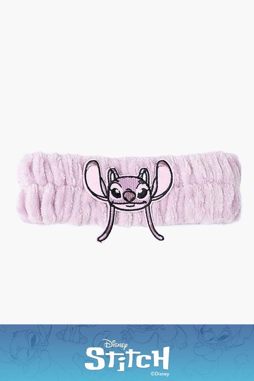 Diadema de peluche inspirada en angel de stitch