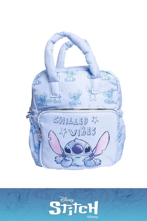 Morral con diseño de stitch "chilled vibes"