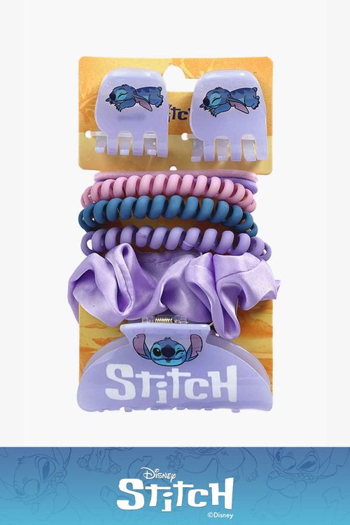 Set de accesorios para el cabello inspirados en stitch