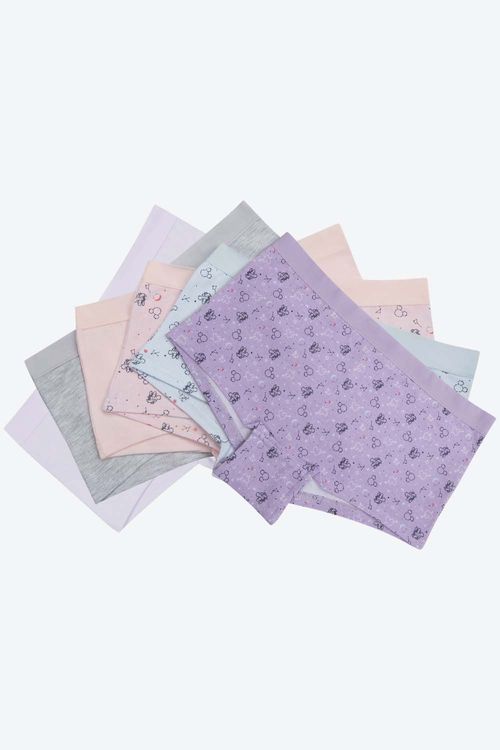 Boxer en poliester nueva coleccion disney para niñas paquete x5