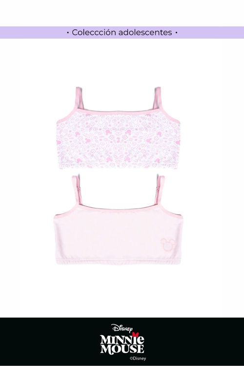 Top para adolescentes colección Minnie paquete x2