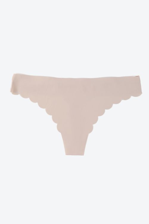 Panty tipo brasilera invisible en microfibra paquete x3