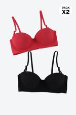 Brasier-Tipo-Strapless-Elaborado-En-Microfibra-Paquete-X2-Negro-Rojo-T34B