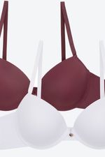 Brasier-En-Microfibra-Sin-Realce-Paq-X2-Blanco-Vinotinto-T34B