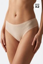 Panty-Tipo-Hipster-Paquete-X2-Elaborado-En-Microfibra---Negro-Durazno-Ts