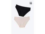 Panty-Tipo-Hipster-Paquete-X2-Elaborado-En-Microfibra---Negro-Durazno-Ts