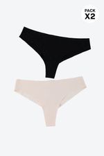 Panty-Tipo-Brasilera-Paquete-X2-Elaborado-En-Microfibra---Negro-Durazno-Tm