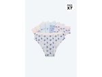Panties-Para-Niña-Tipo-Boxer-Elaborados-En-Poliester-Paquete-X7-Print-Dibujos-Animados-T14