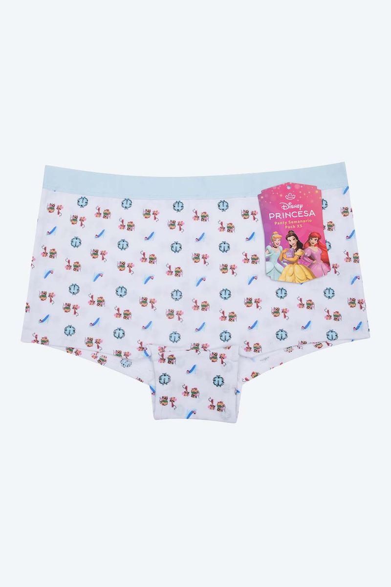 Panties-Para-Niñas-Colecicon-Disney-Paquete-X5-Blanco-Print-Cuentos-De-Hadas-T8