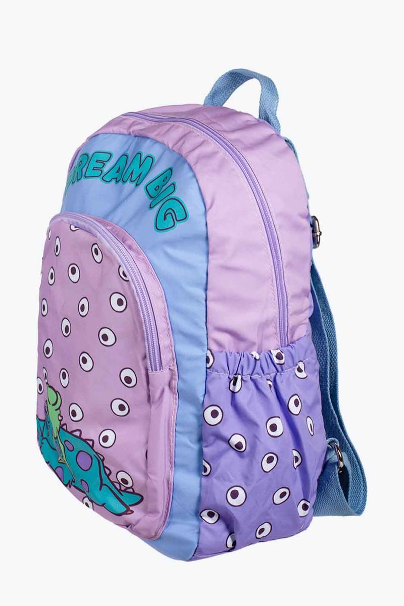 Morral-Con-Asas-Y-Diseño-De-Monster-Inc-Lila-Violeta-Cobalto