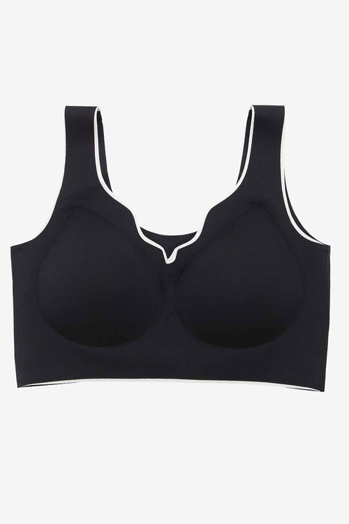 Top individual con tecnologia seamless en microfibra