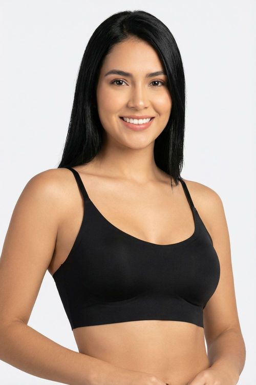 Tecnobra con escote redondo y copas removibles