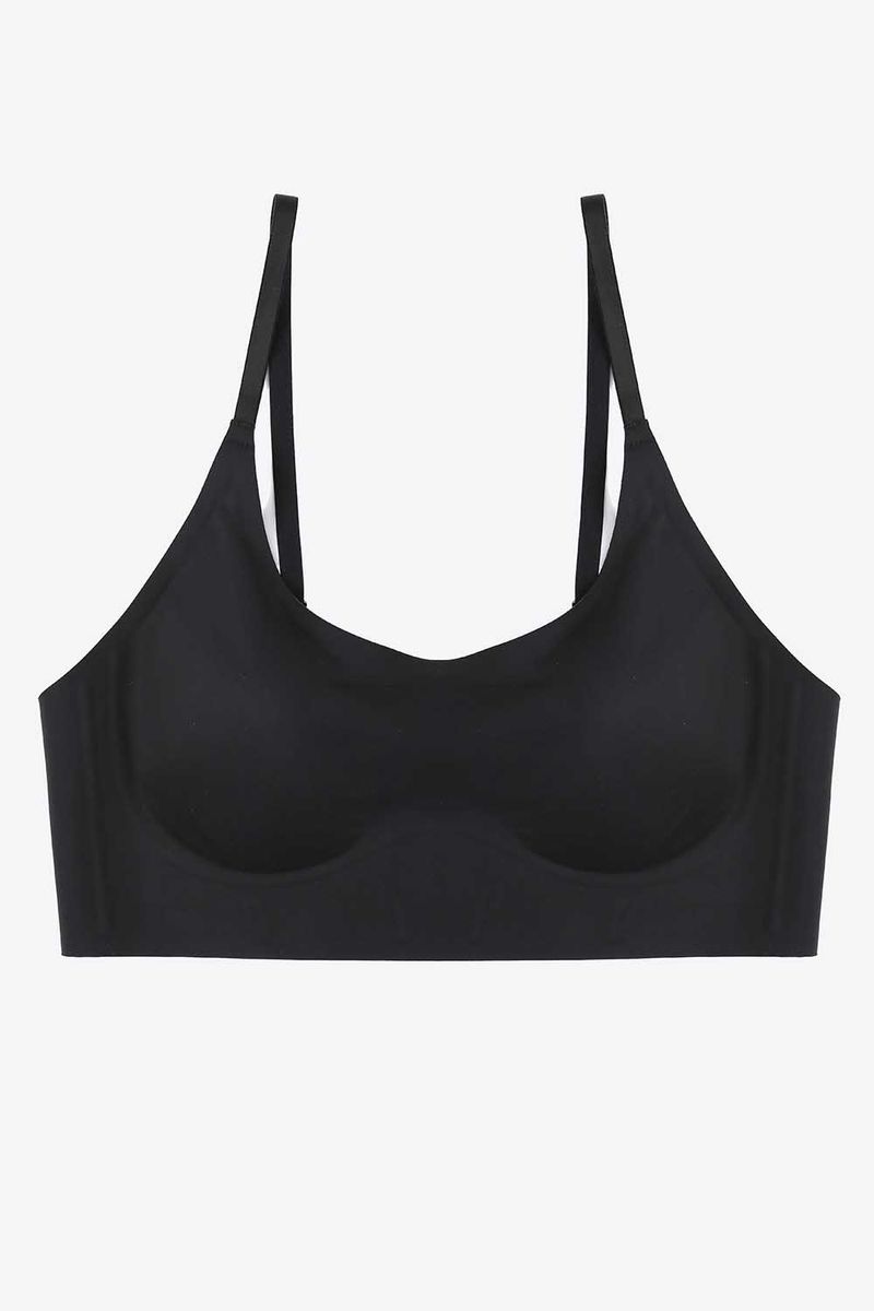 Tecnobra-Con-Escote-Redondo-Y-Copas-Removibles-Negro-T36B