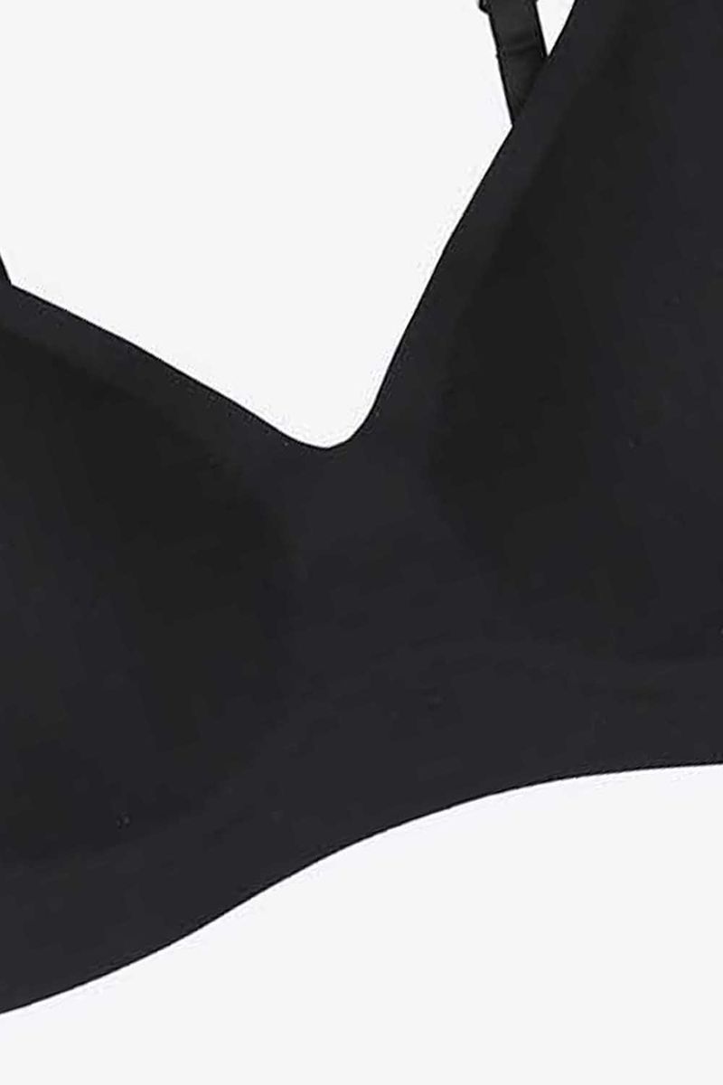 Tecnobra-Con-Escote-Triancular-Y-Termofusionado-Sin-Costuras-Negro-T34B