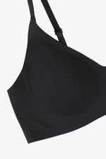 Tecnobra-Con-Escote-Triancular-Y-Termofusionado-Sin-Costuras-Negro-T34B