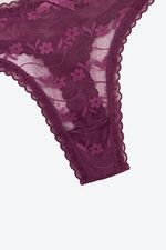 Panty-Tipo-Brasilera-Elaborada-En-Encaje-Delicada-Paquete-X3-Negro-Vinotinto-Rosado-Claro-Tl