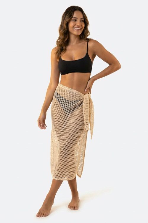 Salida de baño tipo falda elaborada en malla