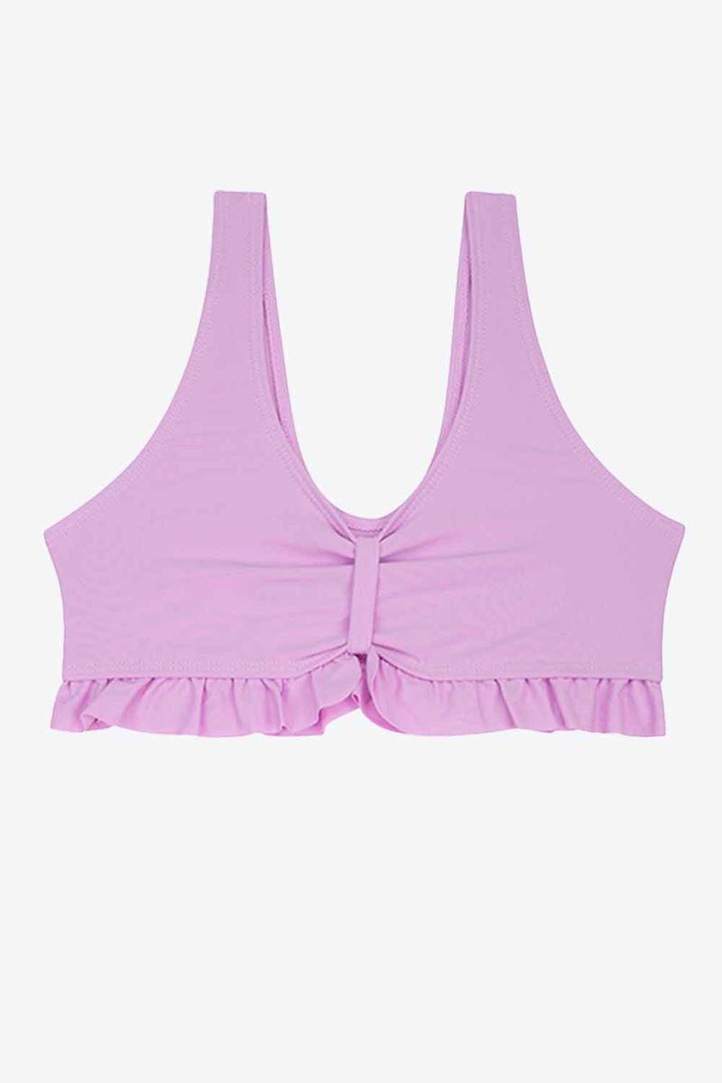 Vestido-De-Baño-Dos-Piezas-De-Microfibra-Para-Niña-Lila-T10