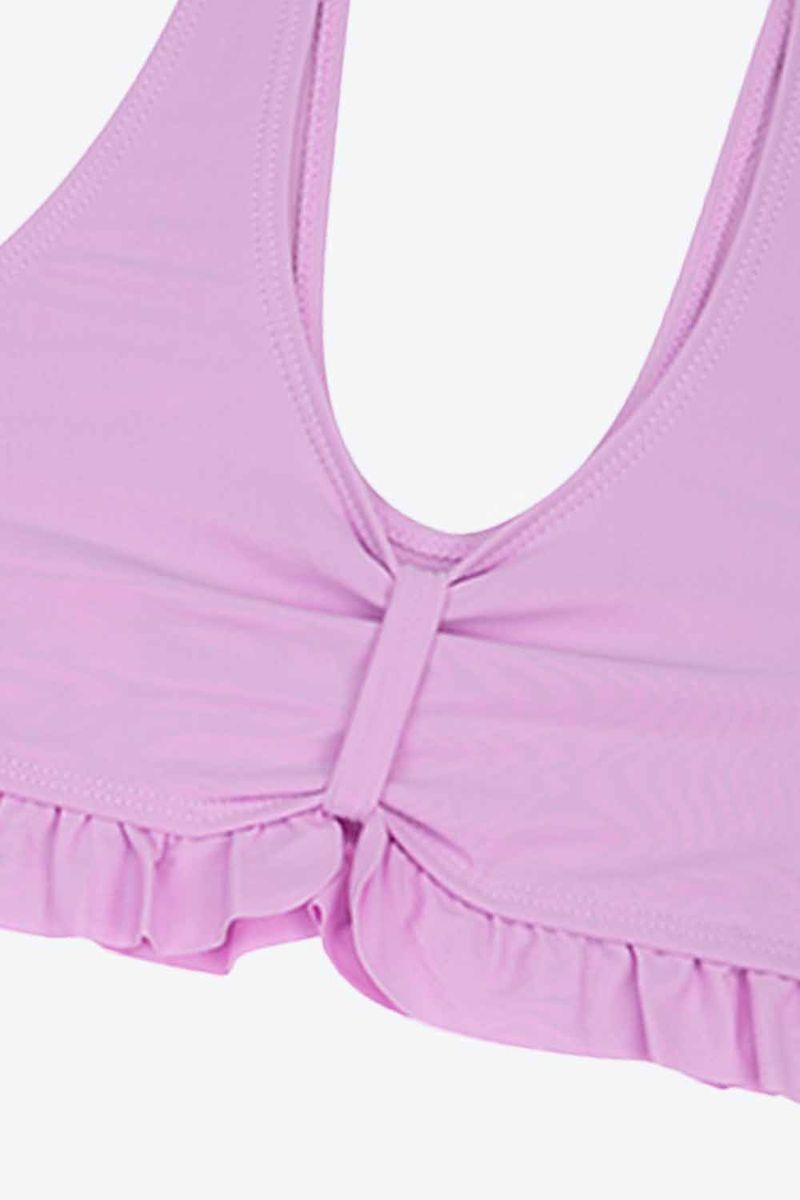 Vestido-De-Baño-Dos-Piezas-De-Microfibra-Para-Niña-Lila-T10