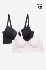 Brasier-Bustier-Confeccionado-En-Microfibra-Y-Encaje-X2-Unidades-Negro-Piel-T36B