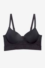Brasier-Bustier-Confeccionado-En-Microfibra-Y-Encaje-X2-Unidades-Negro-Piel-T36B