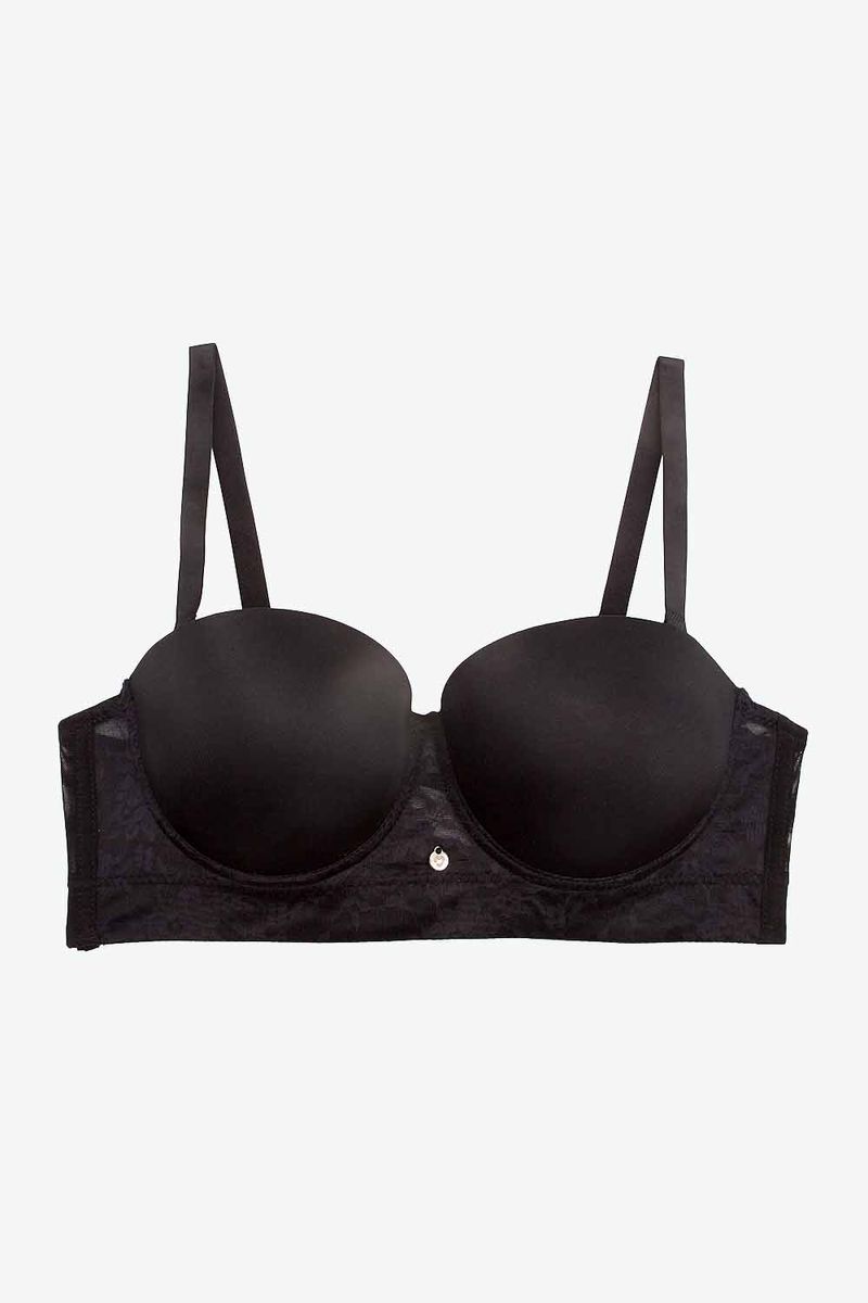 Brasier-Strapless-De-Base-Ancha-En-Microfibra-Negro-T40B