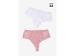 Brasilera-Paquete-X2-En-Encaje-Blanco-Palo-De-Rosa-Ts