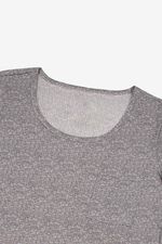 Batola-Con-Manga-Corta-Confeccionado-En-Poliester-Gris-Jaspeado-Oscuro-Tl