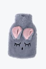 Bolsa-Calentadora-Con-Diseño-De-Conejo-De-1000Ml-Gris-Claro