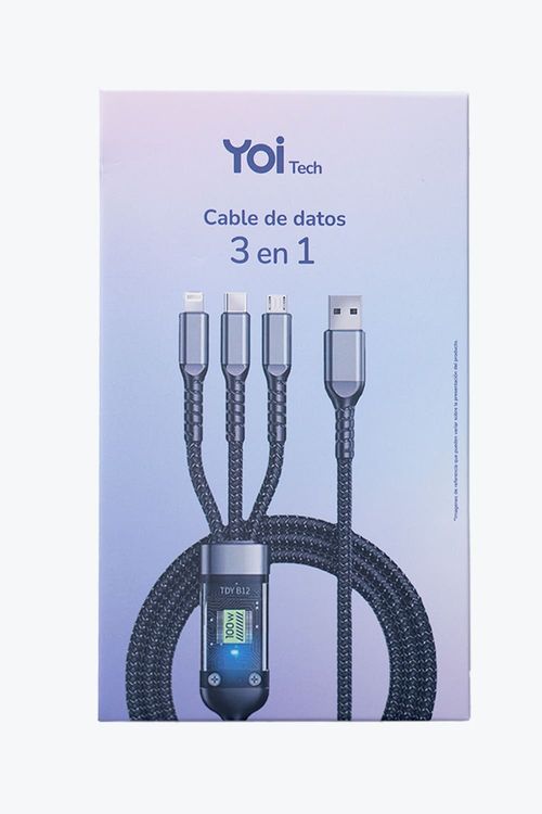 Cable de datos 3 en 1