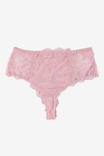 Brasilera-Paquete-X2-En-Encaje-Blanco-Palo-De-Rosa-Ts