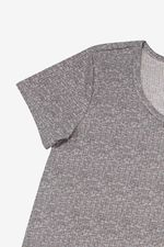 Batola-Con-Manga-Corta-Confeccionado-En-Poliester-Gris-Jaspeado-Oscuro-Tl