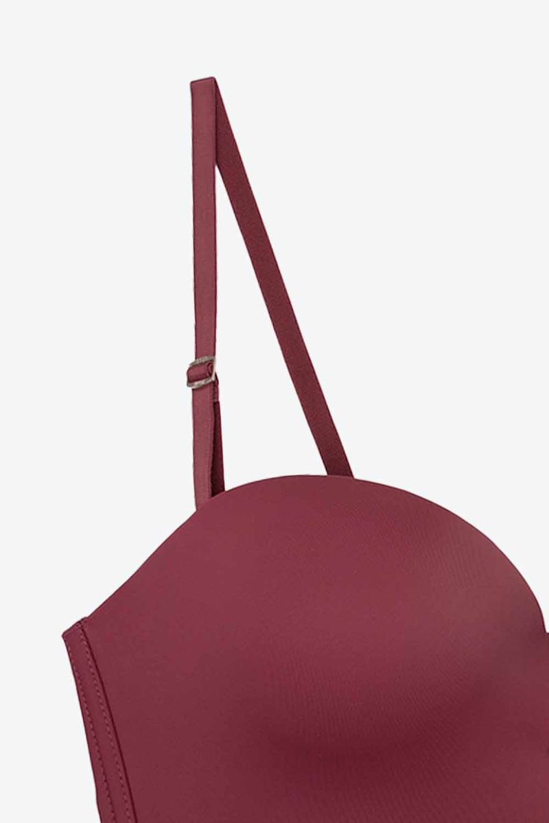 Brasier-Sin-Aros-Tipo-Strapless-Individual-En-Microfibra--Vinotinto-T38B