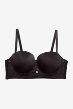 Brasier-Strapless-De-Base-Ancha-En-Microfibra-Negro-T40B
